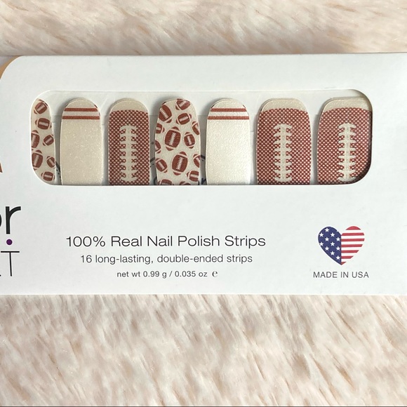 Color Street Touchdown Football Nail Strips NWT - Picture 3 of 5